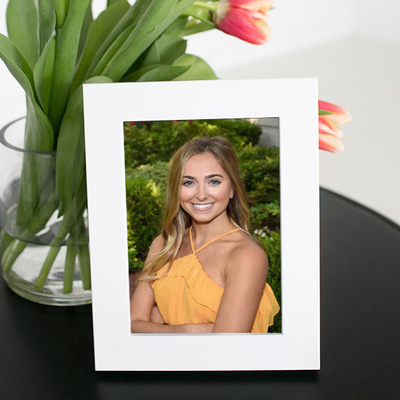 5x7 White Framed Print